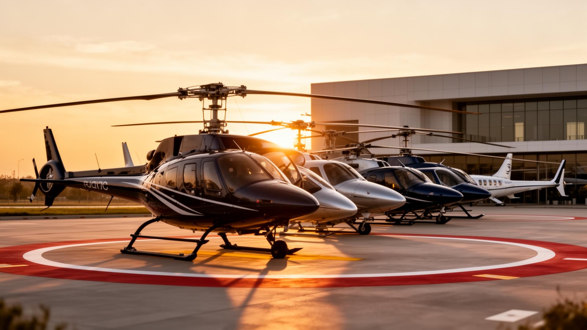 Frota de helicópteros executivos