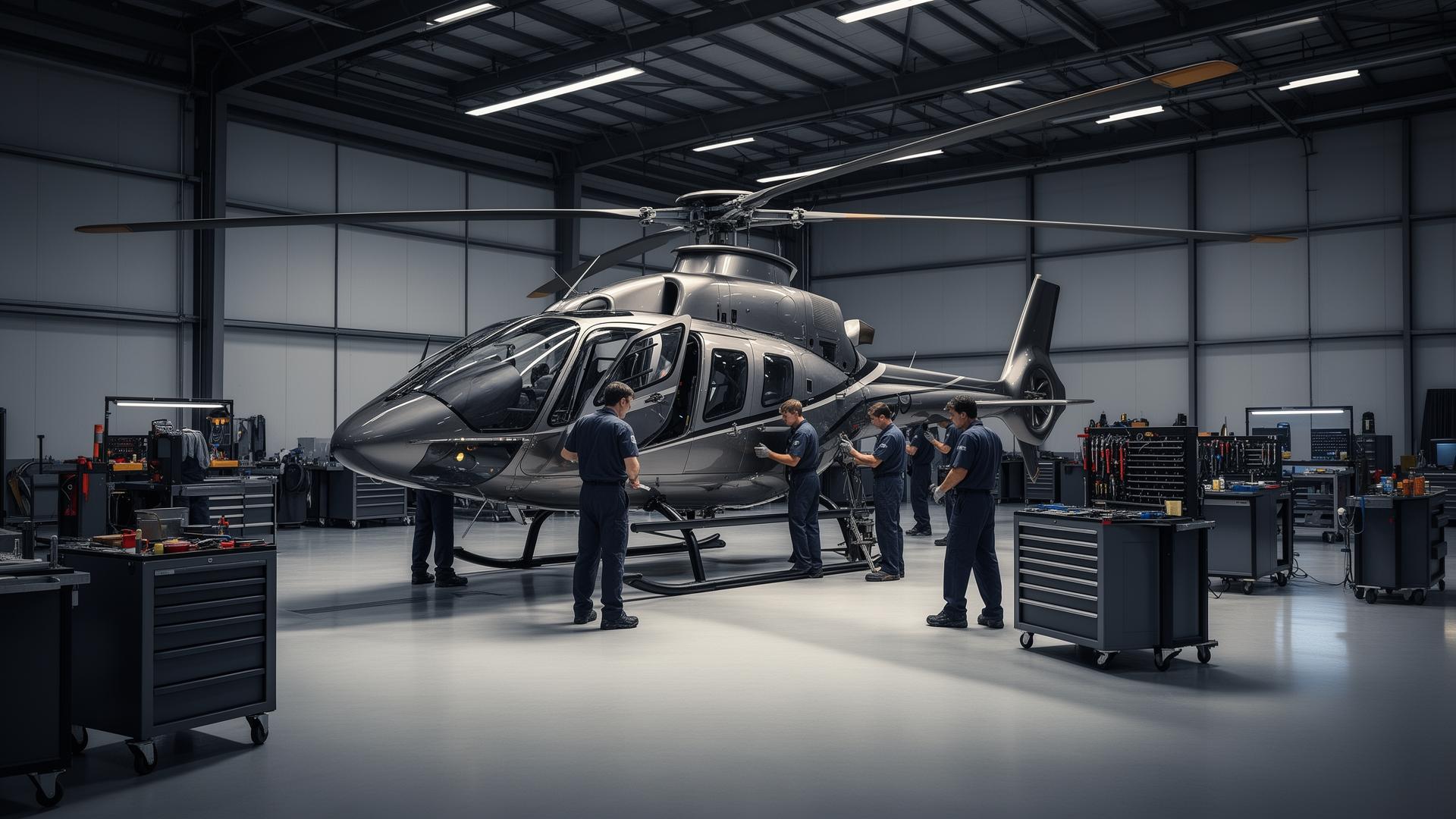 Hangar de manutenção de helicópteros ADS Latin