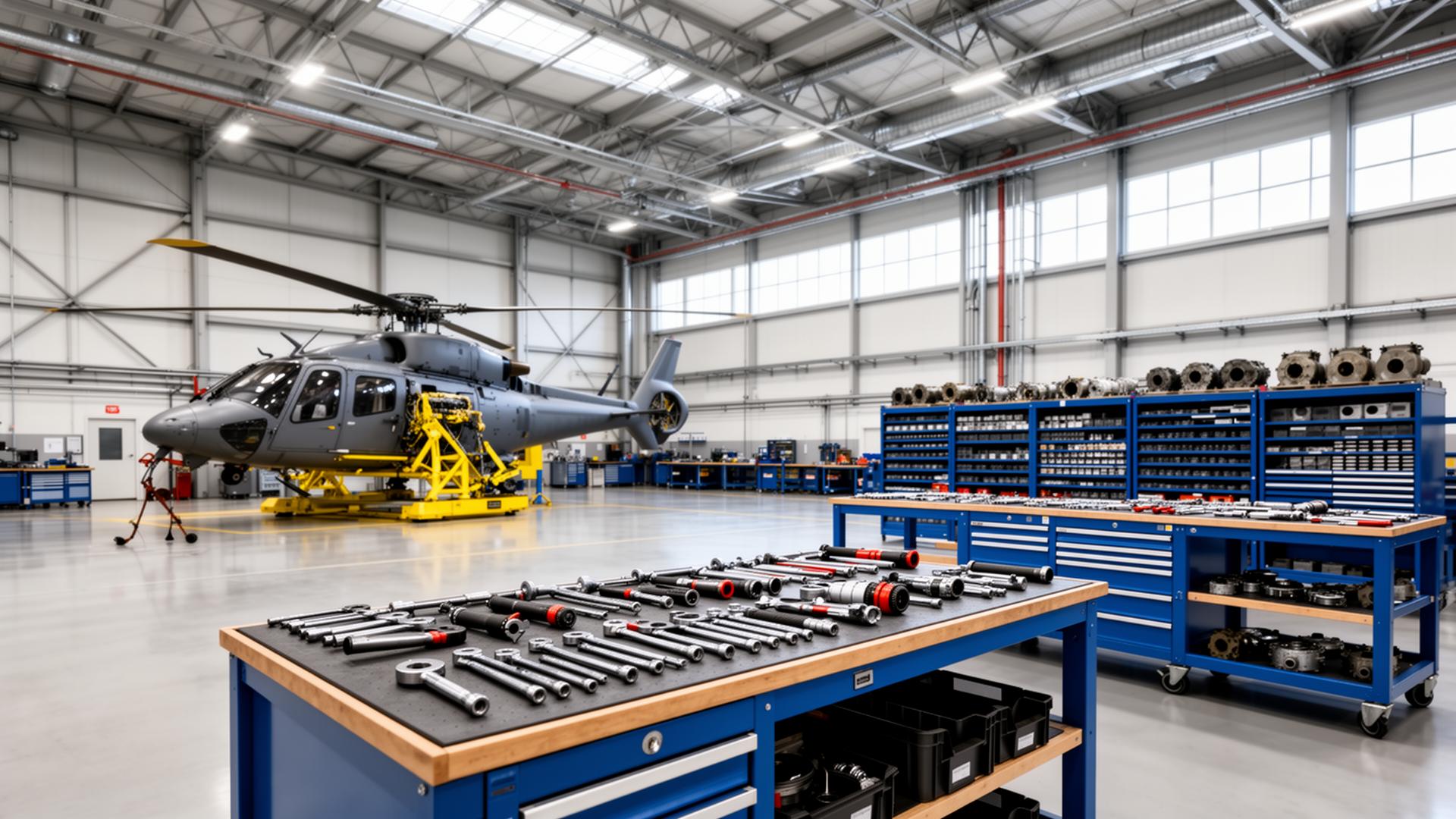 Infraestrutura do Hangar 2 HELIBH - ADS Latin